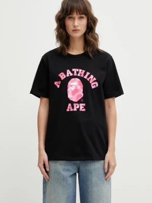 A Bathing Ape t-shirt bawełniany Camo College