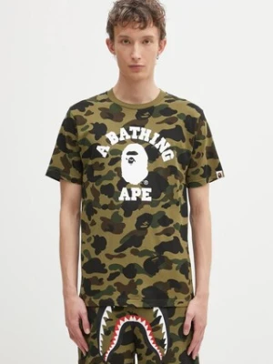 A Bathing Ape t-shirt bawełniany Camo College