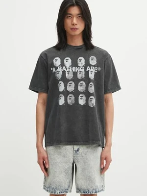 A Bathing Ape t-shirt bawełniany Garment Dye Logo