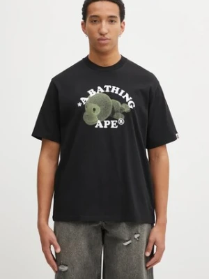 A Bathing Ape t-shirt bawełniany Milo College Relaxed