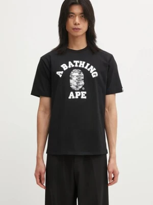 A Bathing Ape t-shirt bawełniany Palm Tree Camo College