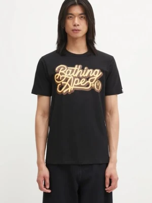 A Bathing Ape t-shirt bawełniany Script Logo