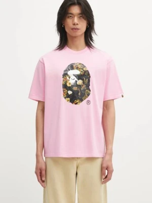 A Bathing Ape t-shirt bawełniany Vacation Pattern APE Head