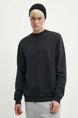 A-COLD-WALL* bluza bawełniana Essential Crewneck męska kolor czarny z aplikacją ACWMW176