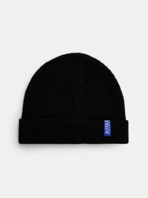 A-COLD-WALL* czapka wełniana Ribbed Structure Beanie kolor czarny wełniana ACWUA207