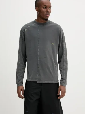 Zdjęcie produktu A-COLD-WALL* longsleeve bawełniany męskie kolor szary gładki ACWMTS207