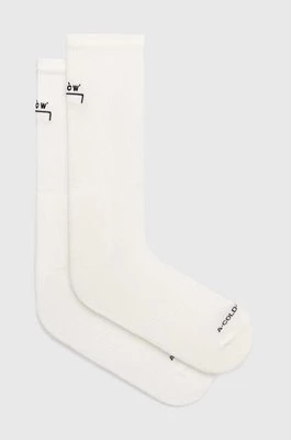 A-COLD-WALL* skarpetki Bracket Sock męskie kolor beżowy ACWMSK037