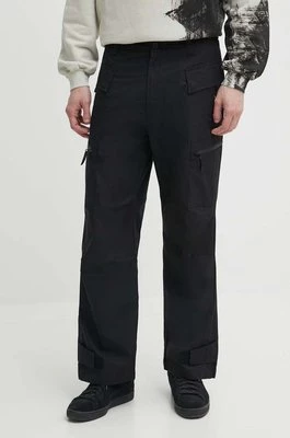 A-COLD-WALL* spodnie bawełniane Static Zip Pant kolor czarny w fasonie cargo ACWMB278C