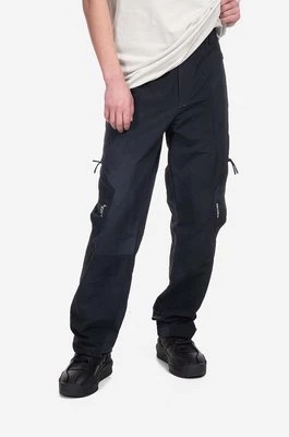 A-COLD-WALL* spodnie Irregular Dye Trousers męskie kolor czarny proste ACWMB181-BLACK