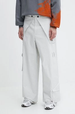 A-COLD-WALL* spodnie Overlay Cargo Pant męskie kolor szary w fasonie cargo ACWMB276