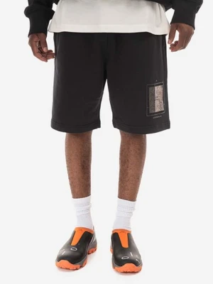 Zdjęcie produktu A-COLD-WALL* szorty bawełniane Foil Grid Sweat Shorts kolor czarny ACWMB132.-BLACK