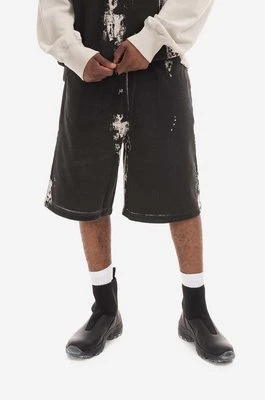 A-COLD-WALL* szorty bawełniane Relaxed Studio Shorts kolor czarny ACWMB156-BLACK