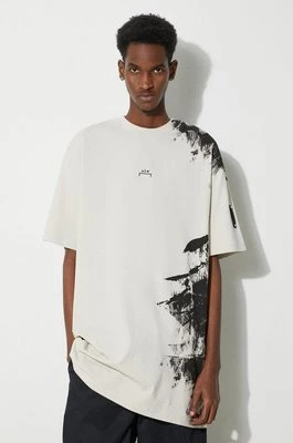 A-COLD-WALL* t-shirt bawełniany Brushstroke T-Shirt męski kolor beżowy z nadrukiem ACWMTS188