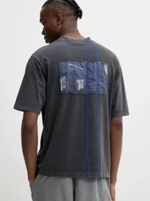 A-COLD-WALL* t-shirt bawełniany męski kolor szary z nadrukiem ACWMTS205