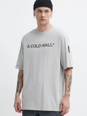 A-COLD-WALL* t-shirt bawełniany Overdye Logo T-Shirt