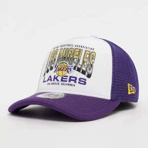 New Era A-Frame Trucker Team Colour NBA Los Angeles Lakers uniseks Czapki fioletowy rozmiar Akcesoria