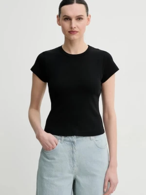 A.L.C. t-shirt bawełniany Avery czarny