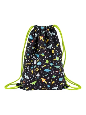 a little lovely company Worek sportowy "Galaxy" w kolorze czarnym - 32 x 42 x 0, 3 cm rozmiar: onesize