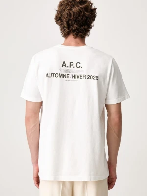 A.P.C. Automne26 T-shirt bawełniany męski