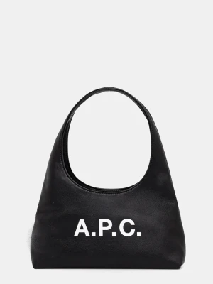 A.P.C. baby ninon shoulder torebka hobo damska z imitacji skóry