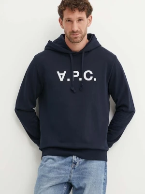 A.P.C. bluza bawełniana hoodie standard grand vpc GOTS