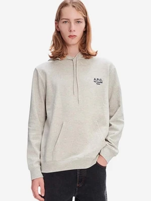 A.P.C. bluza bawełniana Marvin szary