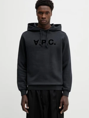 A.P.C. bluza bawełniana Standard Grand Vpc czarny