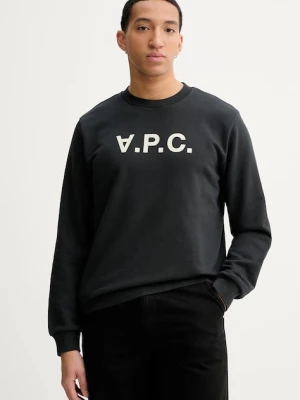 A.P.C. bluza bawełniana SWEAT STANDARD GRAND VPC