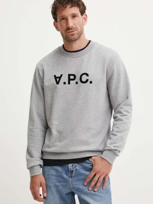 A.P.C. bluza bawełniana sweat standard grand vpc GOTS