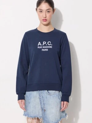 A.P.C. bluza bawełniana Sweat Tina