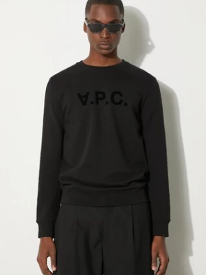 A.P.C. Bluza Sweat Vpc COECQ-H27378 BLACK bluza bawełniana męska