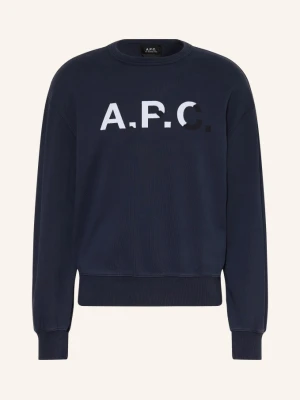 A.P.C. Bluza blau GRANATOWY