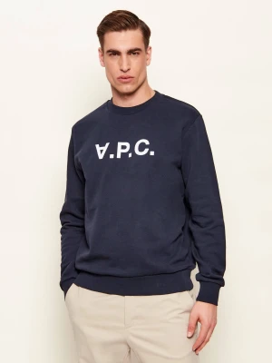 A.P.C. Bluza Standard Grand | Regular Fit granatowy