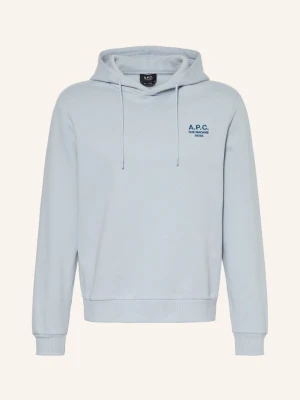 A.P.C. Bluza Z Kapturem blau JASNONIEBIESKI