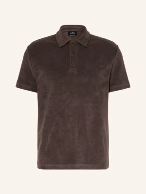 A.P.C. Bluzka Polo Z Flizeliny Julian braun