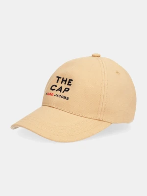 A.P.C. czapka z daszkiem bawełniana A.P.C. x MARC JACOBS kolor brązowy COHKM.M24173