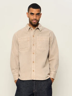 A.P.C. Jeansowa koszula | Loose fit beżowy