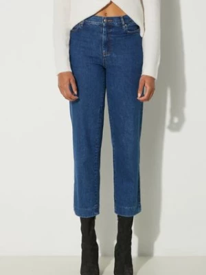 A.P.C. jeansy New Sailor damskie high waist COGUK.F09131-INDIGO