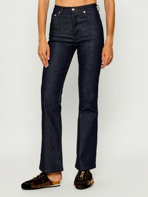 A.P.C. Jeansy Romy | flare fit granatowy