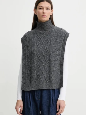 A.P.C. kamizelka wełniana Pull Cameron szary