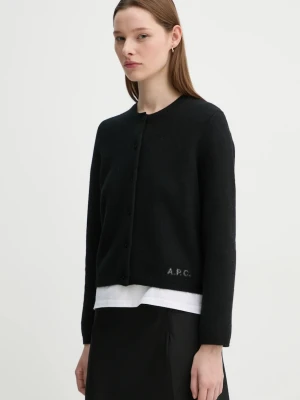 A.P.C. kardigan wełniany cardigan mila