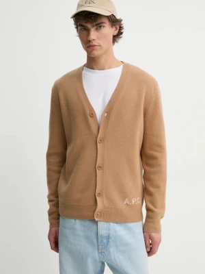 A.P.C. kardigan wełniany kenny