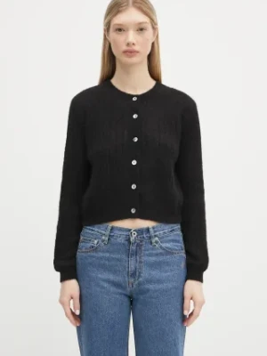 A.P.C. kardigan z domieszką wełny cardigan milo damski kolor czarny lekki WPABE.F22246