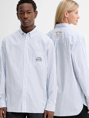 A.P.C. koszula bawełniana x MARC JACOBS niebieski