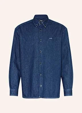 A.P.C. Koszula Jeansowa Matthias Relax Fit blau