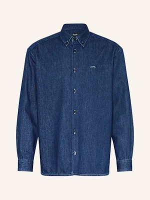 A.P.C. Koszula Jeansowa Matthias Relax Fit blau