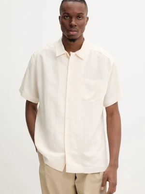 A.P.C. koszula z domieszką lnu chemisette roy