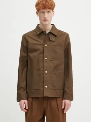 A.P.C. kurtka bawełniana Blouson Gabriel kolor zielony przejściowa COERC.H02841