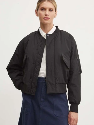 A.P.C. kurtka bomber blouson haley damski kolor czarny przejściowa PSAIY.F02843