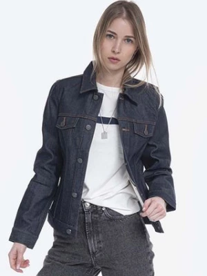 A.P.C. kurtka jeansowa Blouson Brandy damska kolor granatowy przejściowa COZZI.F02268-INDIGO